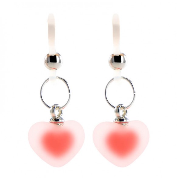 MizzZee - Heart Nipple Clamps (Red) MizzZee - Heart Nipple Clamps (Red)